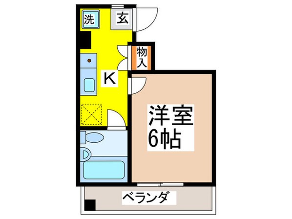 エクセル東伏見の物件間取画像